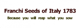 Franchi Seeds of Italy discount codes