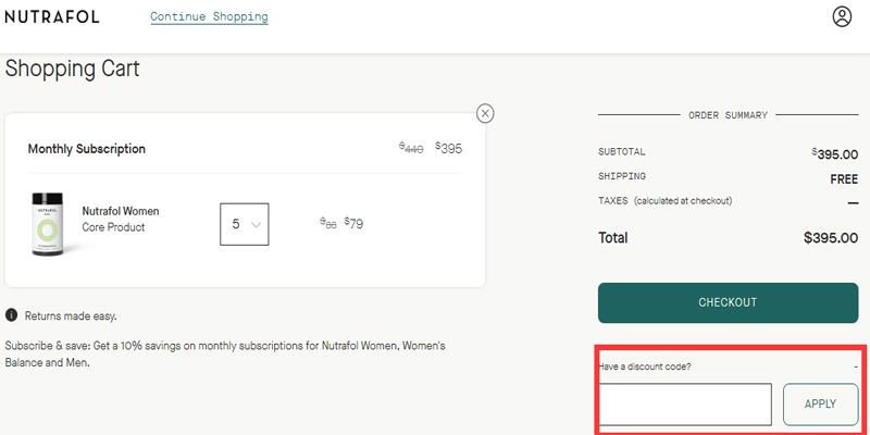 Nutrafol Discount Code