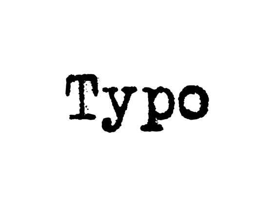 Free Typo Discount & -