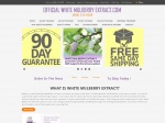 Official White Mulberry Extract discount codes